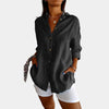 Women’s Cotton-Linen Blouse – Timeless Style for Work and Casual Wear