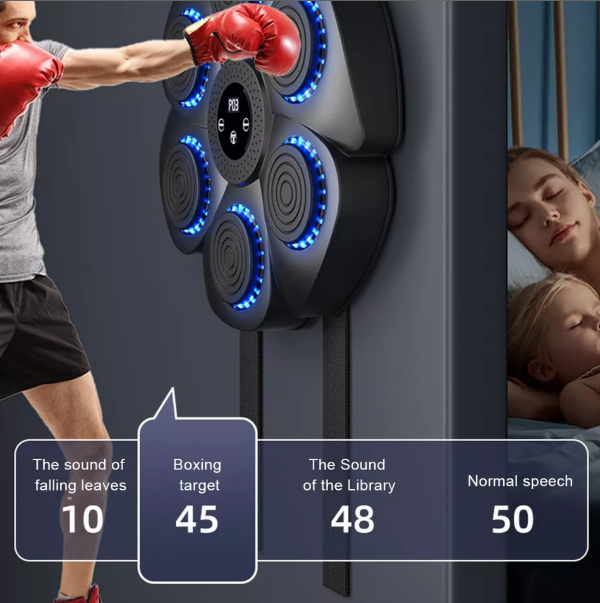 Musical Boxing Pad with Targeting Function