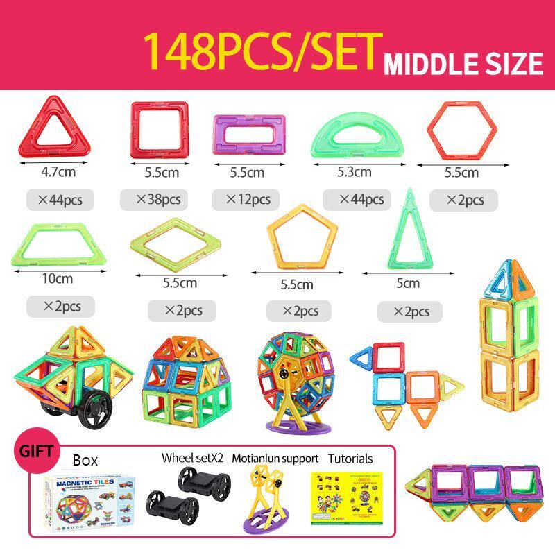 Magnetic Building Toy - Develops Creativity | Magnetic Blocks
