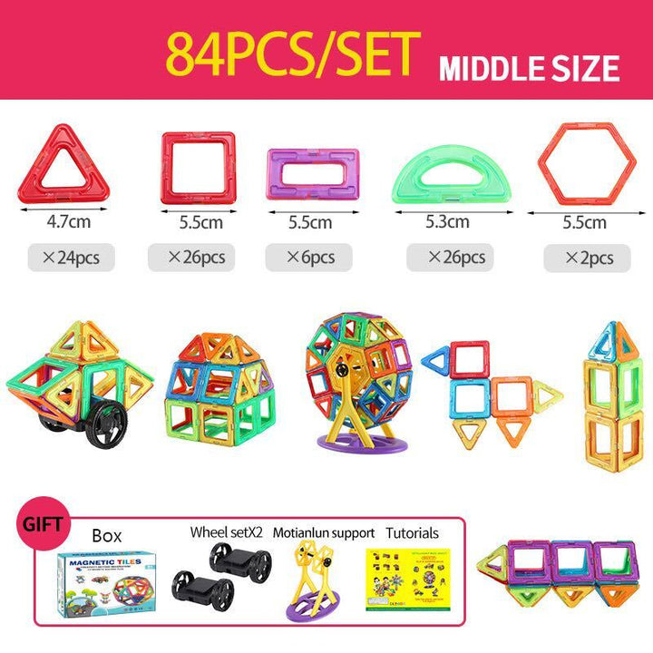 Magnetic Building Toy - Develops Creativity | Magnetic Blocks