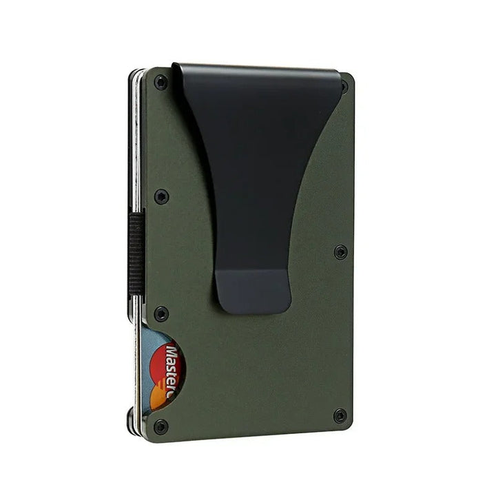 Matte Cobalt Titanium Wallet – Slim and Elegant RFID Wallet for Men and Women