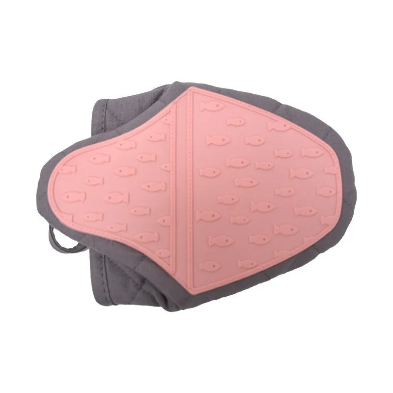 Fish-Shaped Silicone Oven Glove & Multifunctional Kitchen Tool - Finley