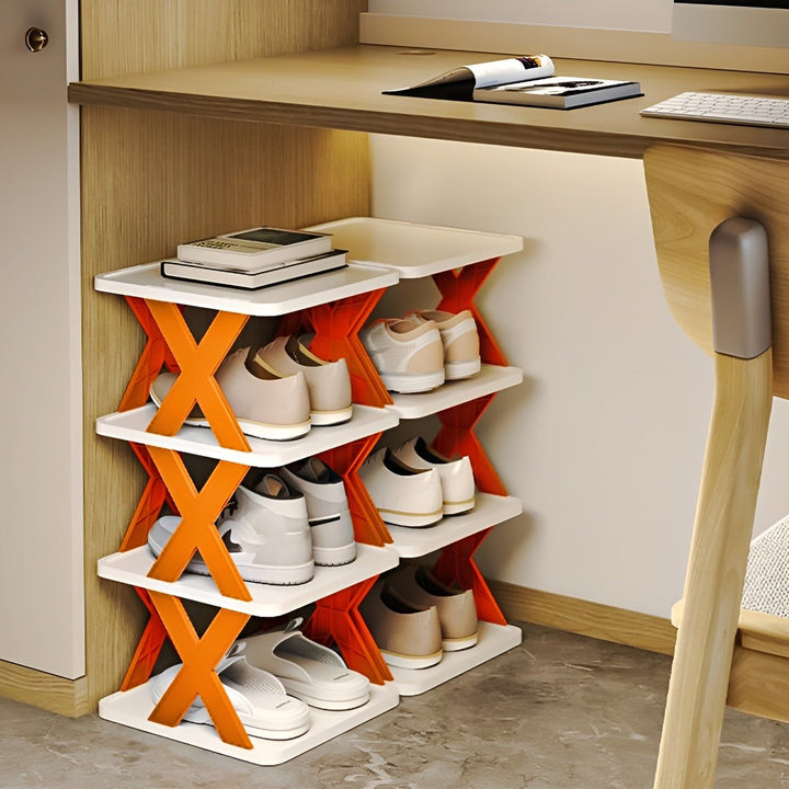 Multifunctional Foldable Shoe Rack - SpaceSaver