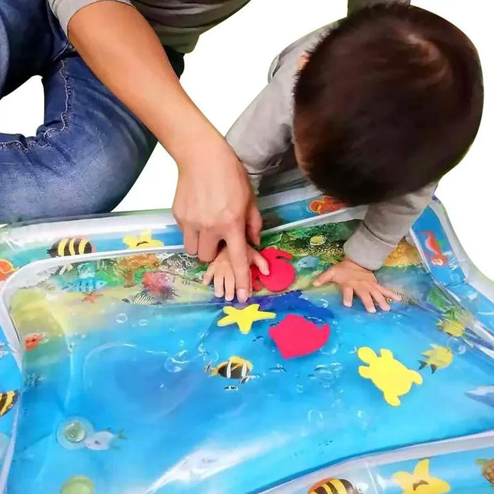 AquaDream Wasserspielmatte | Weiche, Aufblasbare Matte für Babys und Kleinkinder