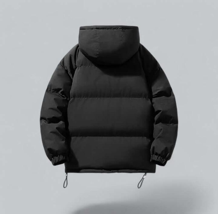 Warm Men's Winter Parka with Adjustable Hood