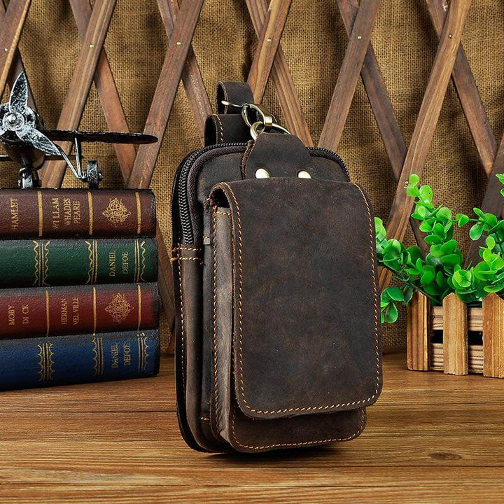 Men's Genuine Leather Waist Bag - Keep Everything Within Reach