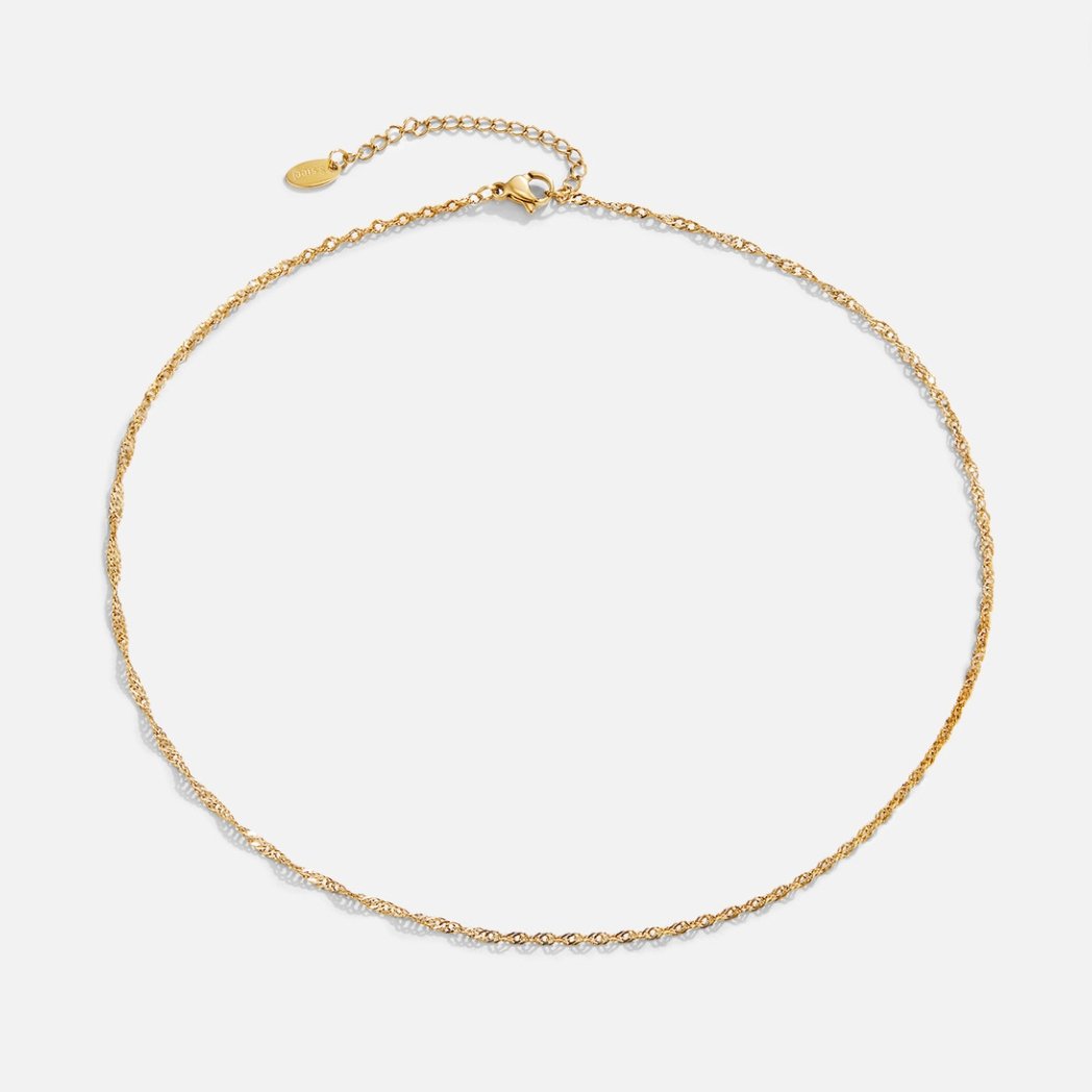 Mila Twist Gold Necklace