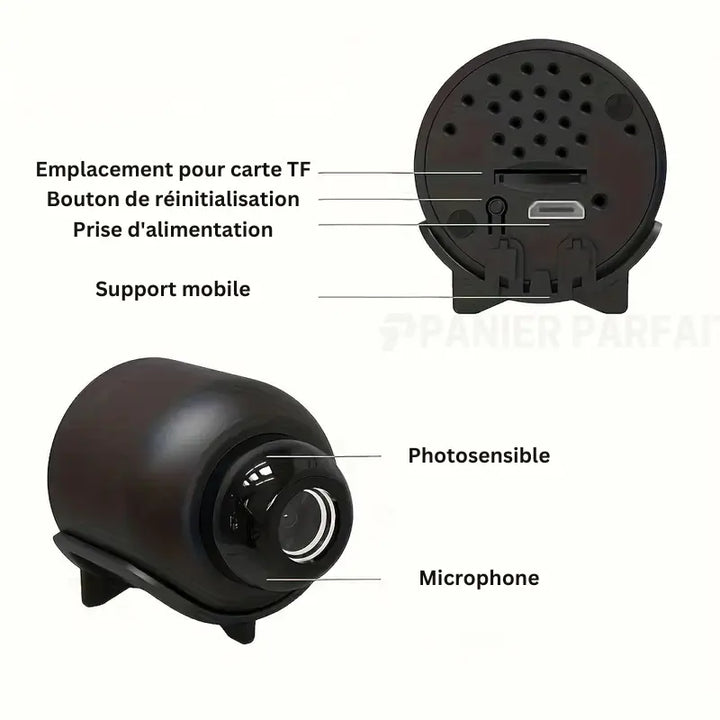 Mini Wireless Spy Camera - Secure HD Surveillance