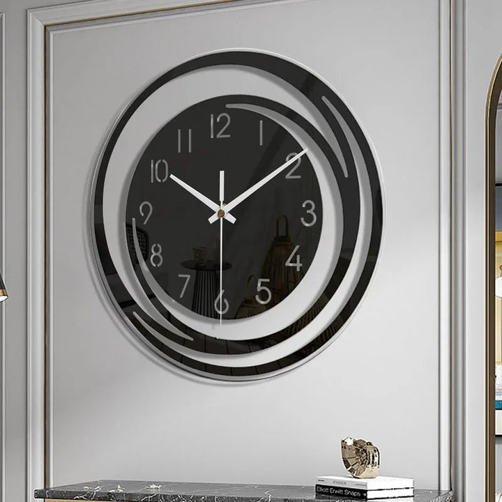 Modern Circular Design Wall Clock - Elegant Interior Decoration
