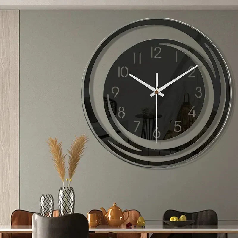 Modern Circular Design Wall Clock - Elegant Interior Decoration
