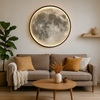 Lunara Moon Wall Light Shows Realistic Crater Detail and a Soft LED Glow