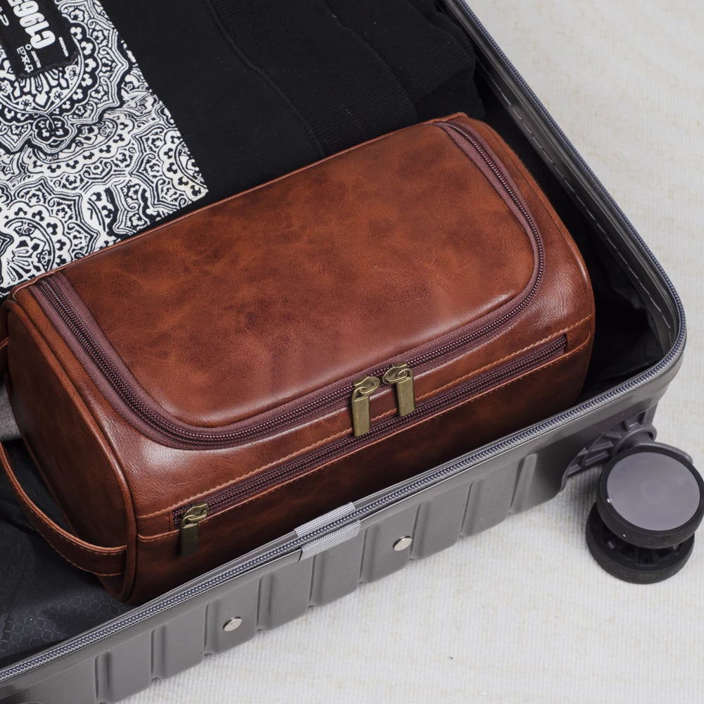 Premium Leather Travel Pouch