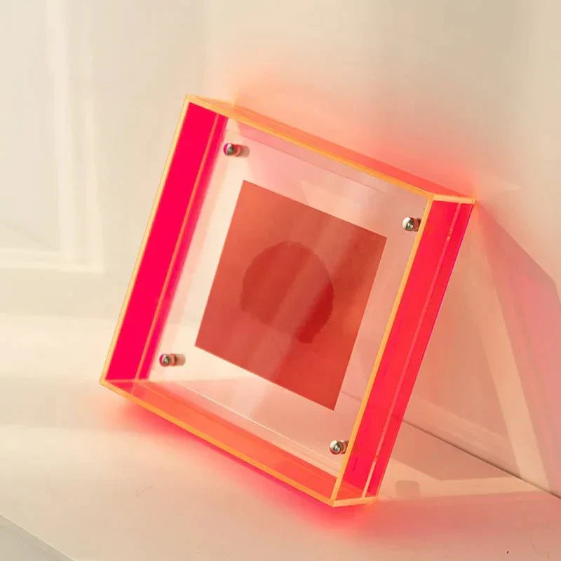 Hanging Acrylic Photo Frame | Contemporary Design for Wall and Table