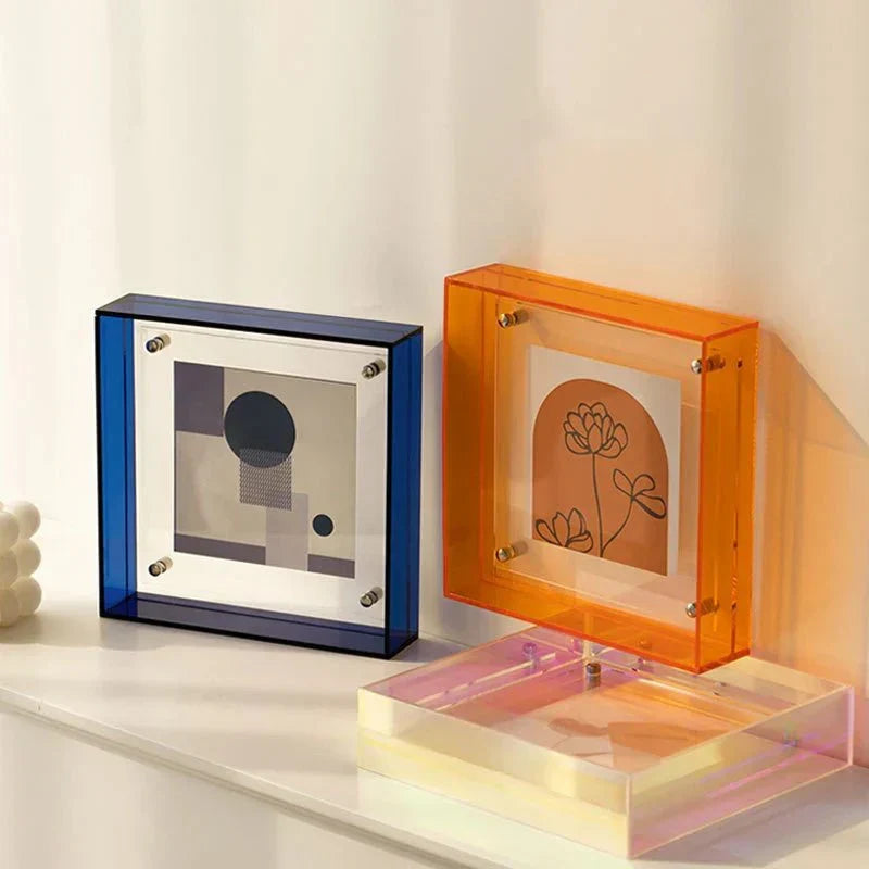 Hanging Acrylic Photo Frame | Contemporary Design for Wall and Table