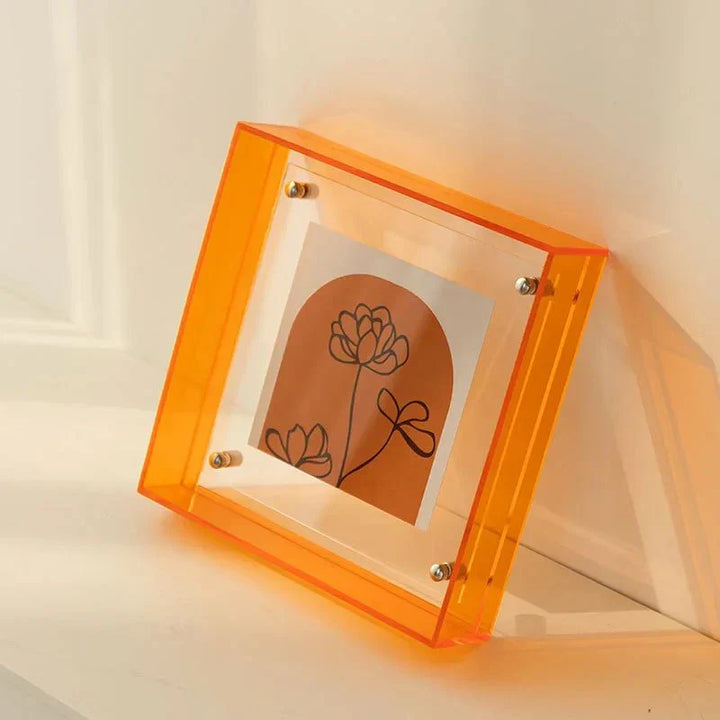 Hanging Acrylic Photo Frame | Contemporary Design for Wall and Table
