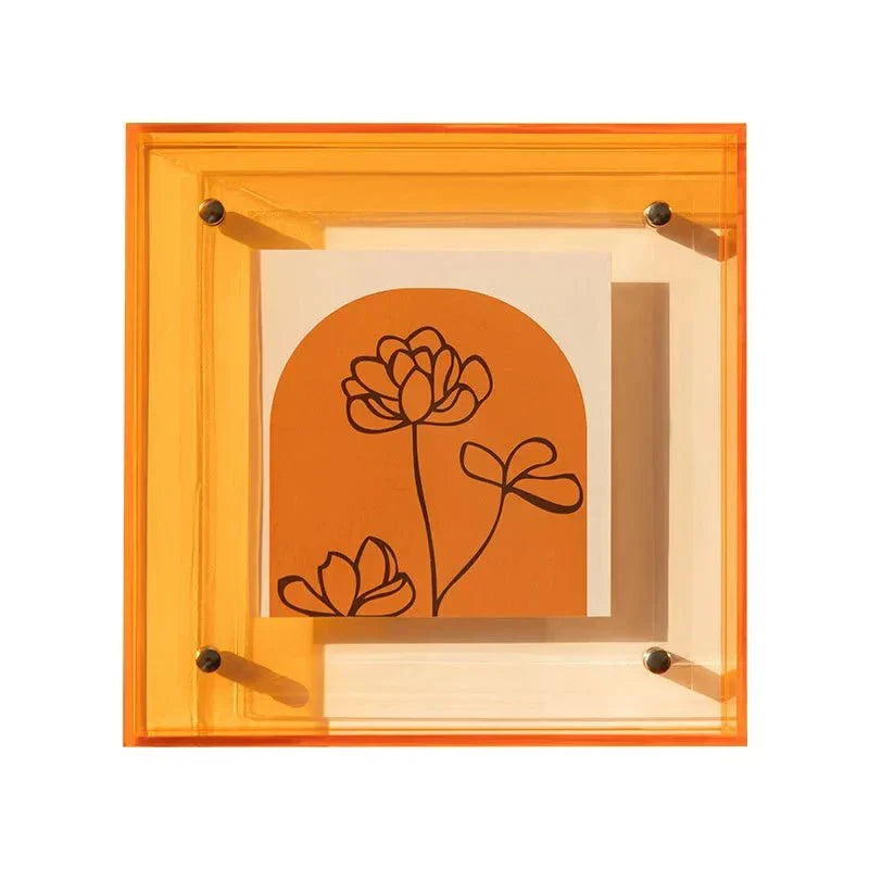Hanging Acrylic Photo Frame | Contemporary Design for Wall and Table