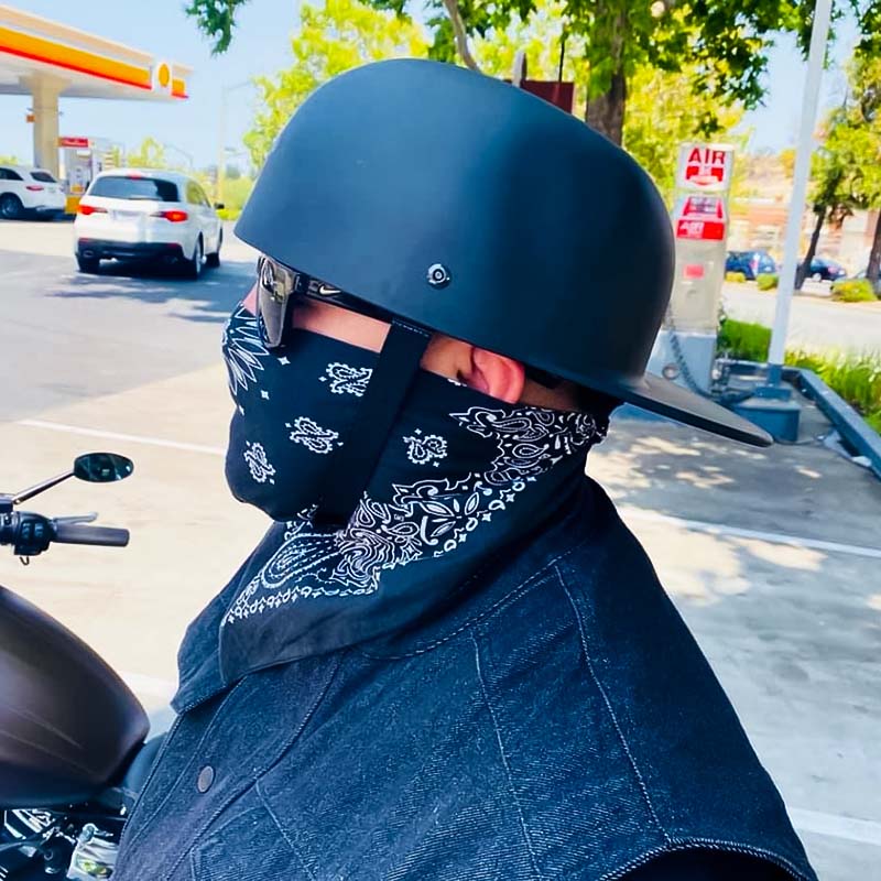 Cap Motorcycle Helmet - DOT Approved