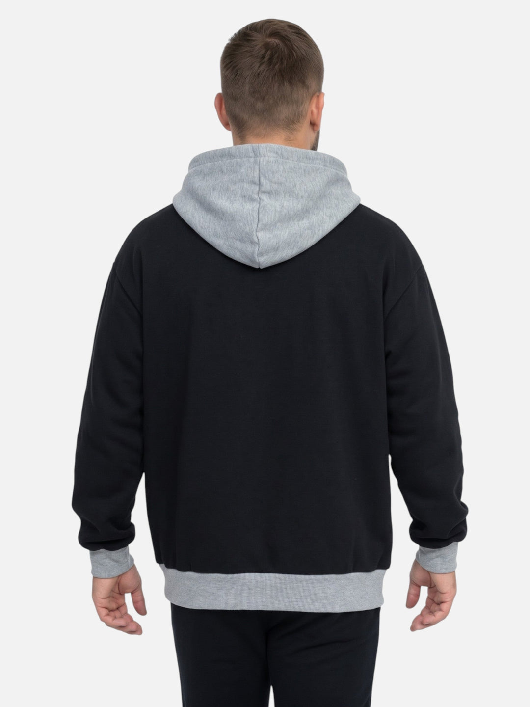 Men's Two-Tone Drawstring Hoodie