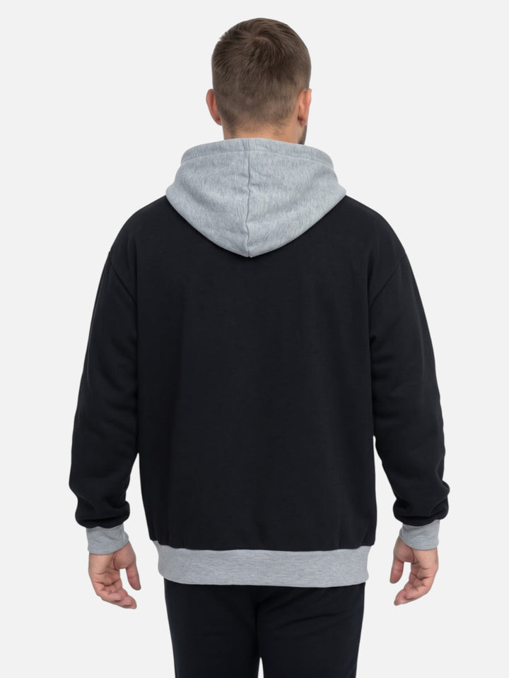 Men's Two-Tone Drawstring Hoodie