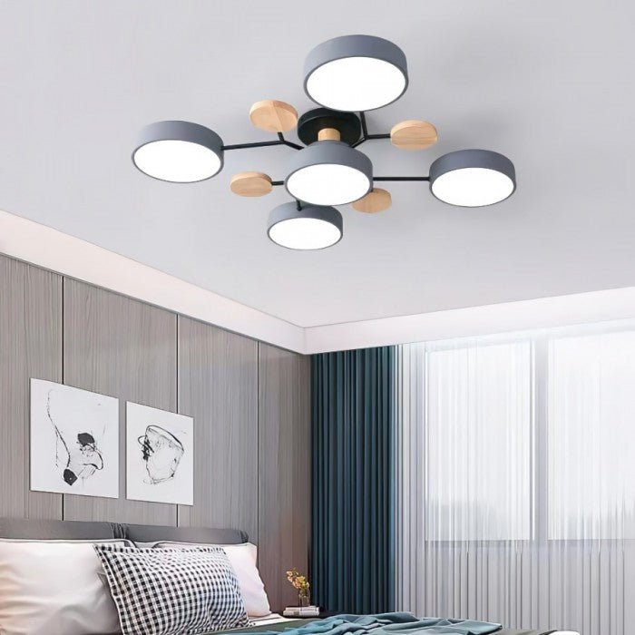 Scandinavian Ceiling Lamp – Elegant, Sustainable Branch Design with LED Technology