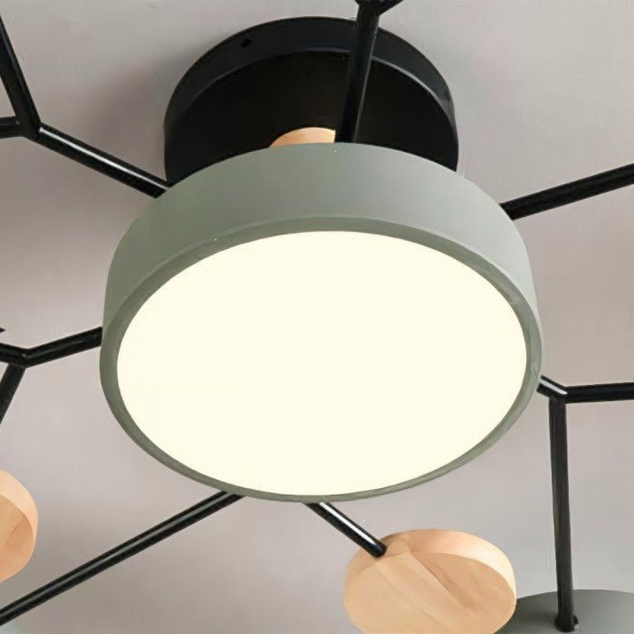 NordicGlow | Scandinavian-Style Branched LED Ceiling Lamp