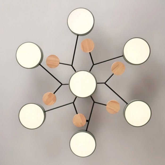Scandinavian Ceiling Lamp – Elegant, Sustainable Branch Design with LED Technology