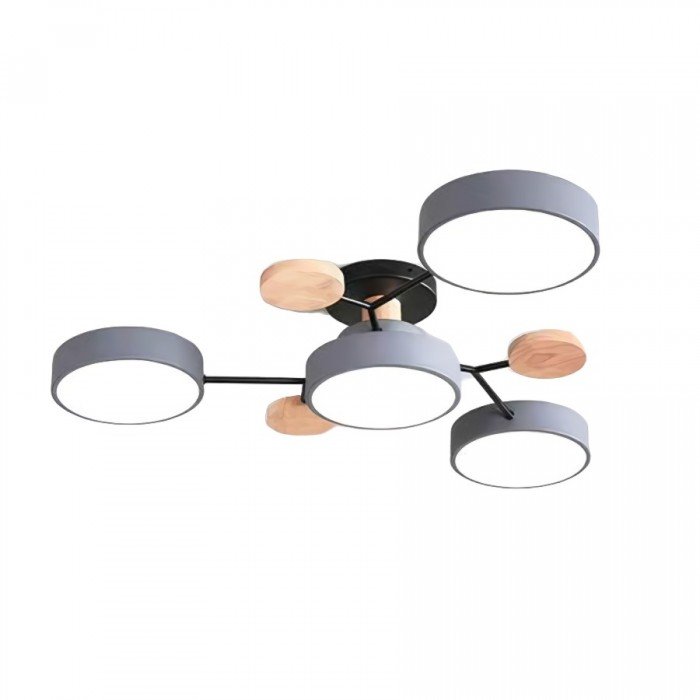 NordicGlow | Verzweigte LED-Deckenlampe im skandinavischen Stil