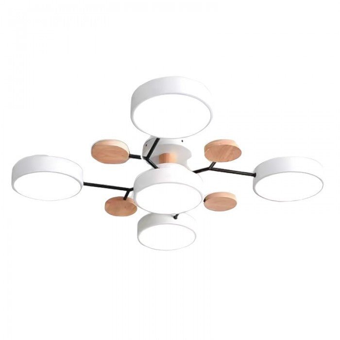 Scandinavian Ceiling Lamp – Elegant, Sustainable Branch Design with LED Technology