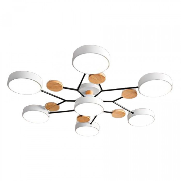 NordicGlow | Scandinavian-Style Branched LED Ceiling Lamp