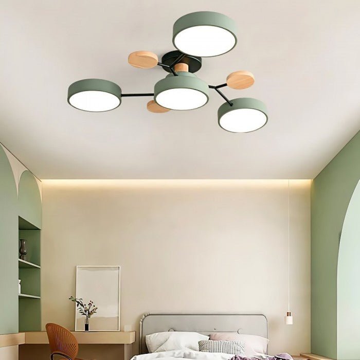 NordicGlow | Verzweigte LED-Deckenlampe im skandinavischen Stil