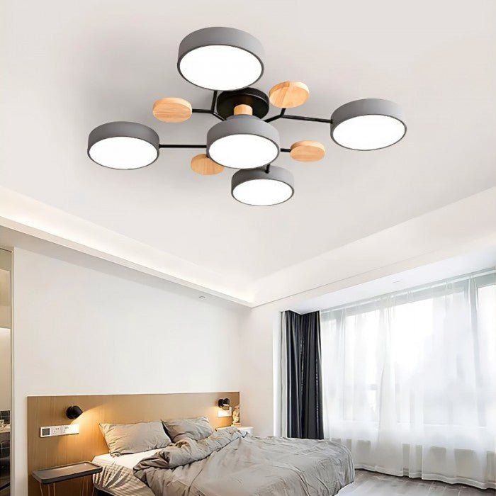 Scandinavian Ceiling Lamp – Elegant, Sustainable Branch Design with LED Technology