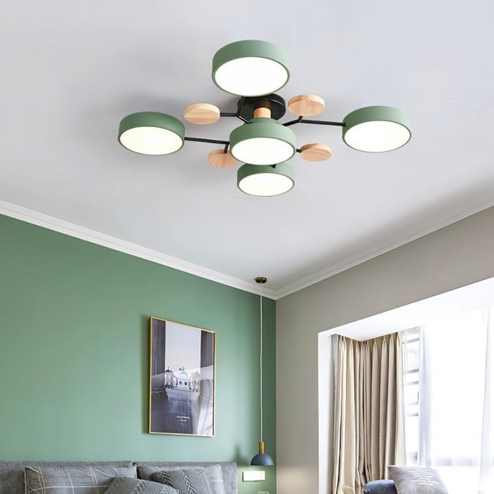 NordicGlow | Scandinavian-Style Branched LED Ceiling Lamp