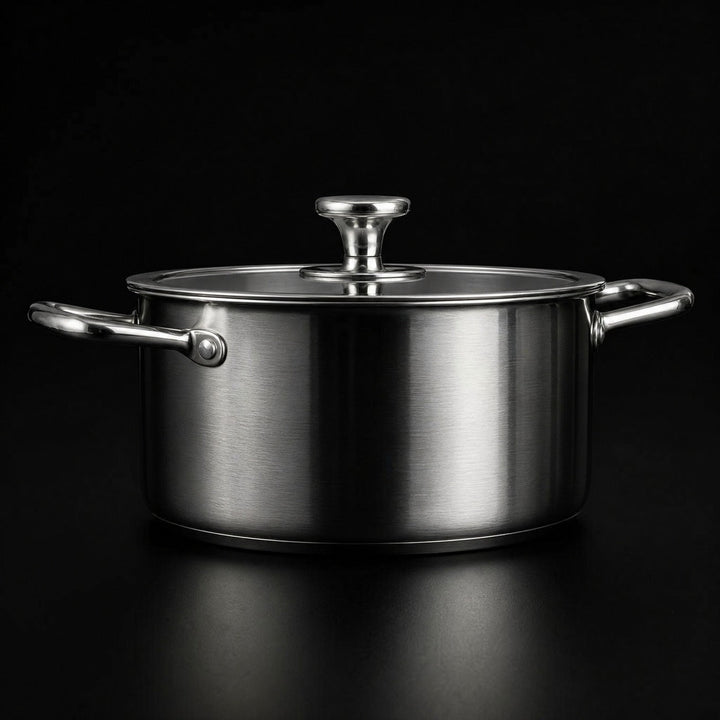 Titanium Cooking Pot with Lid, PFAS-Free