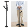 Foldable Walking Stick with LED Light - Safe and Compact