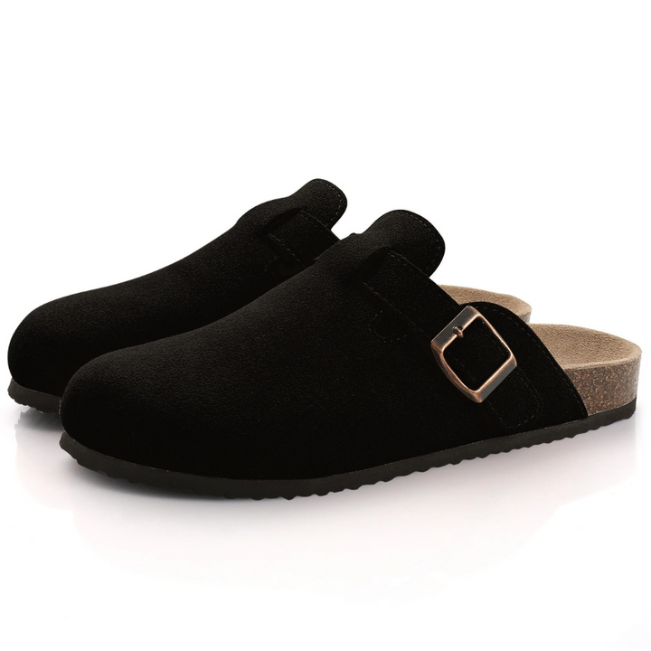 Suede Cork Slippers for Women