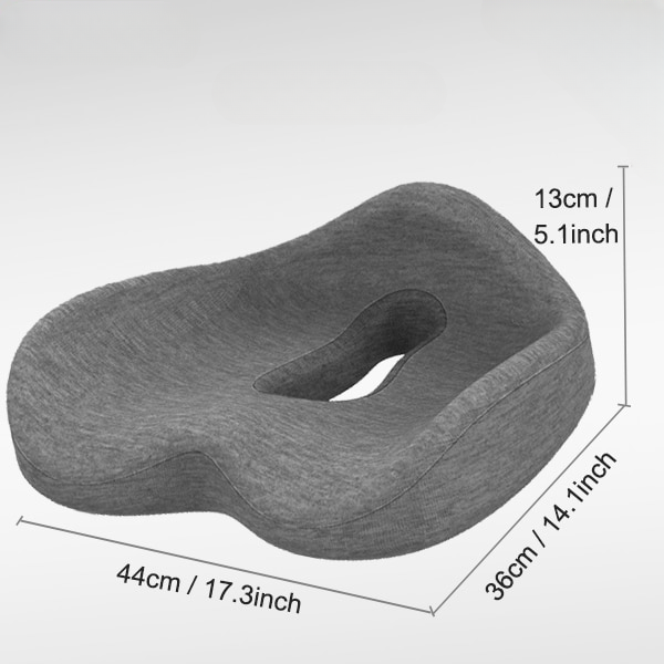Orthopädisches Sitzkissen für den Stuhl