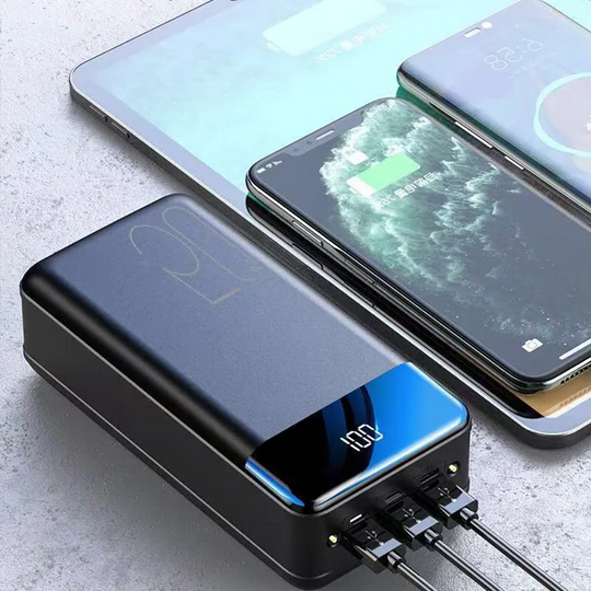 Voltaro Powerbank 50.000 mAh | Ultra-Schnellladung | Für Laptop, Tablet und Smartphone | Kompakt und Extrem Leistungsstark