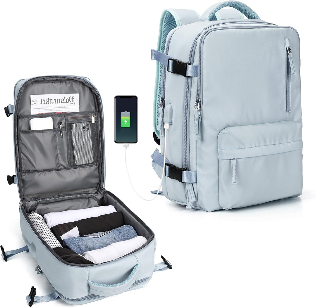 Multi-Compartment Laptop Bag with Adjustable Strap