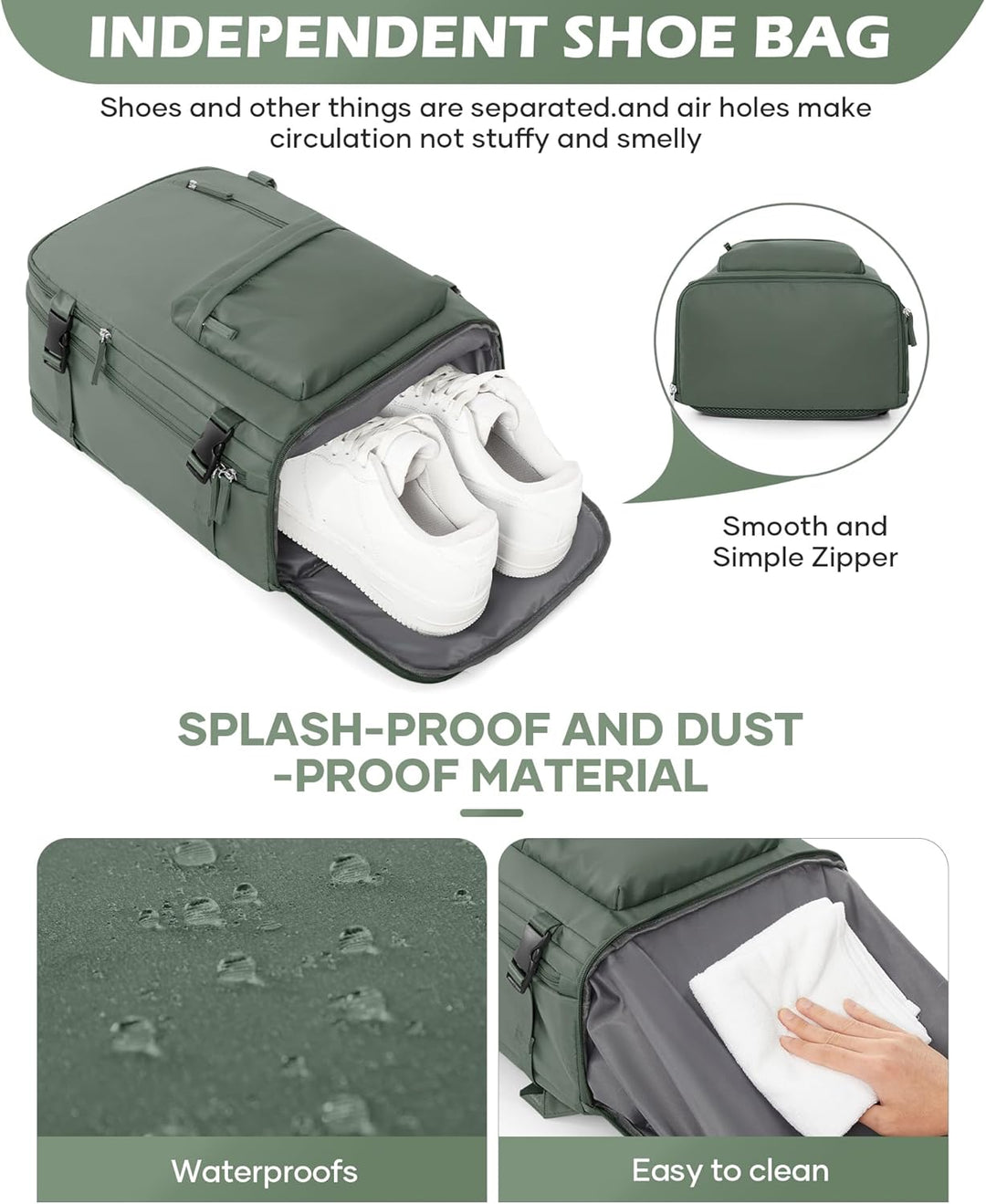 Multi-Compartment Laptop Bag with Adjustable Strap