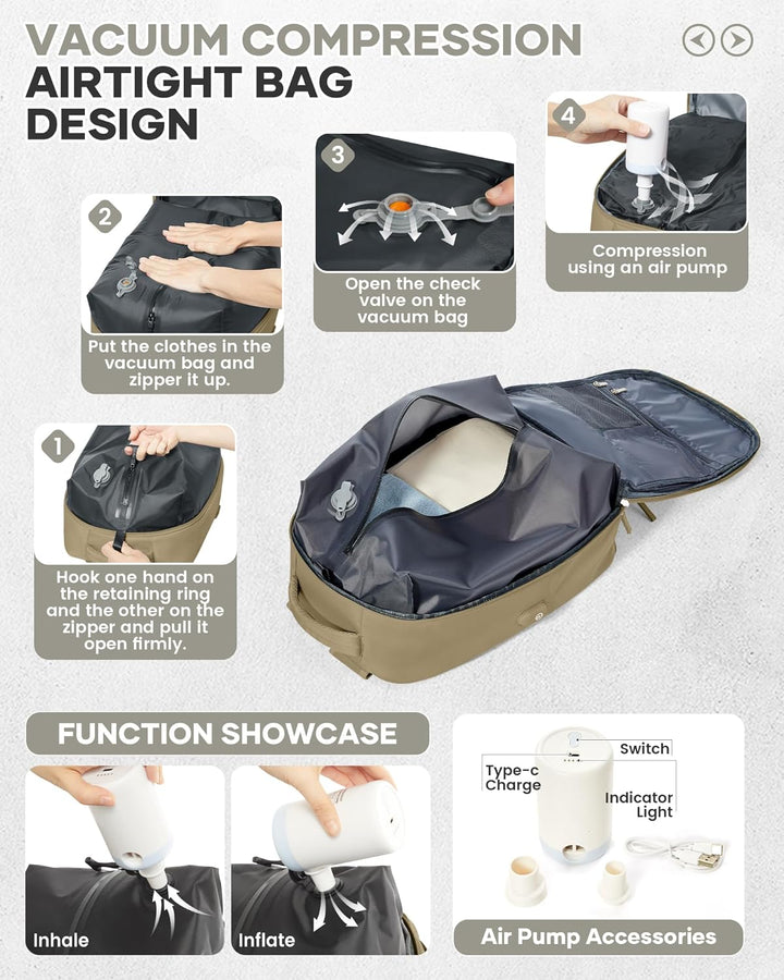 Multi-Compartment Laptop Bag with Adjustable Strap