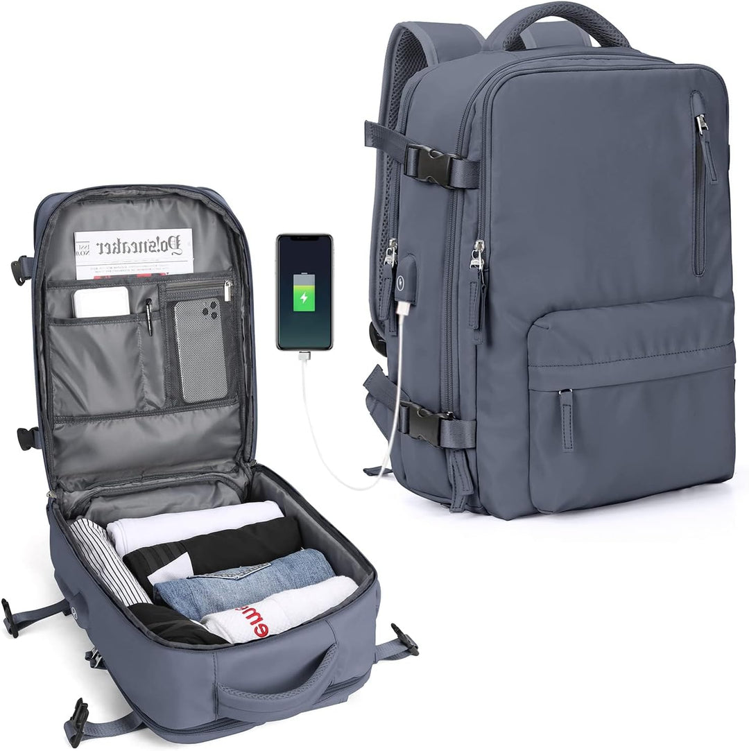 Multi-Compartment Laptop Bag with Adjustable Strap