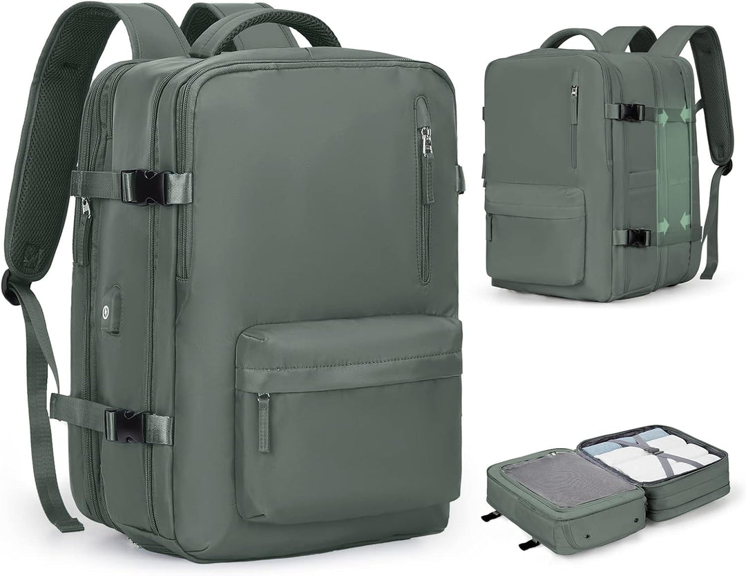 Multi-Compartment Laptop Bag with Adjustable Strap