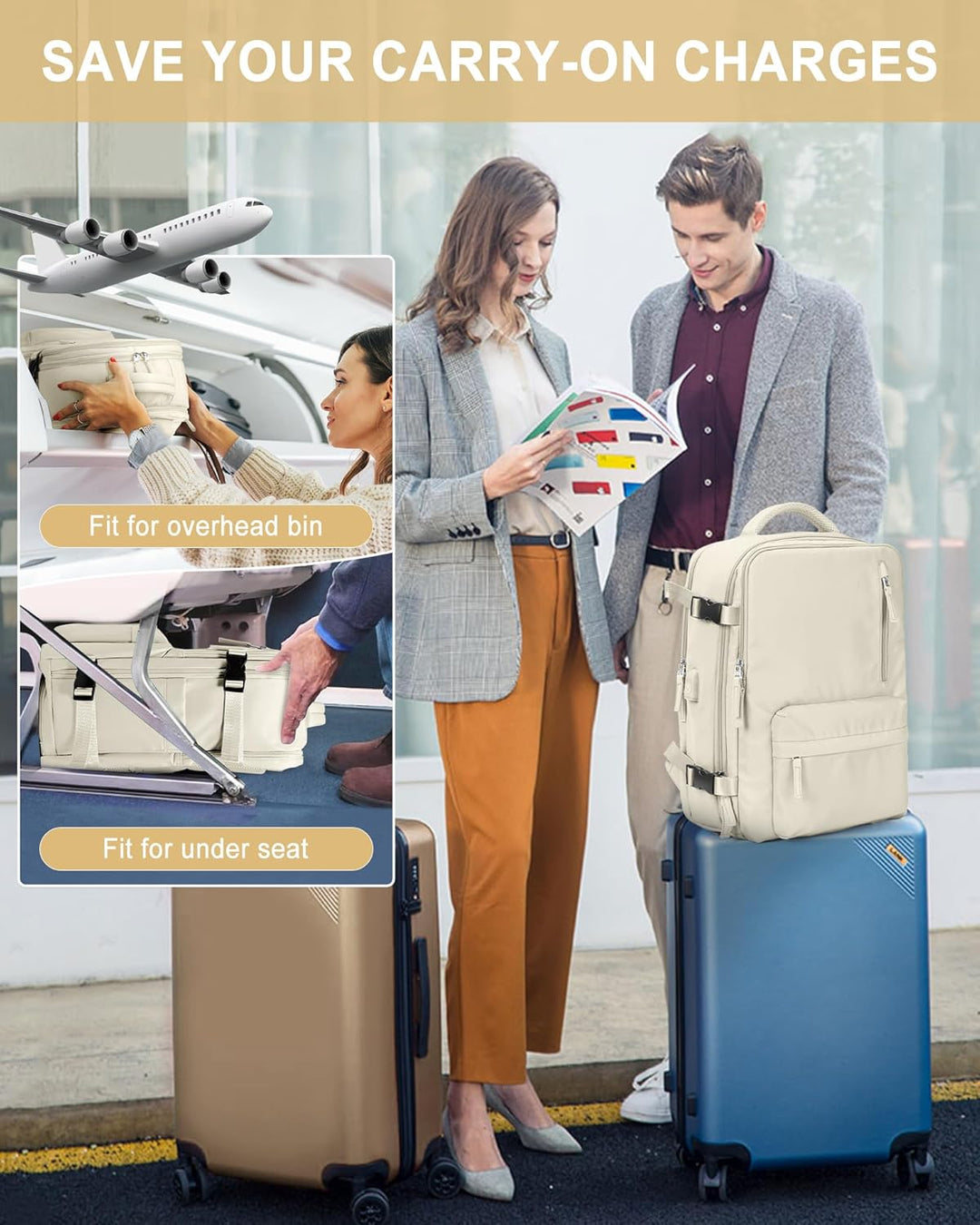Multi-Compartment Laptop Bag with Adjustable Strap