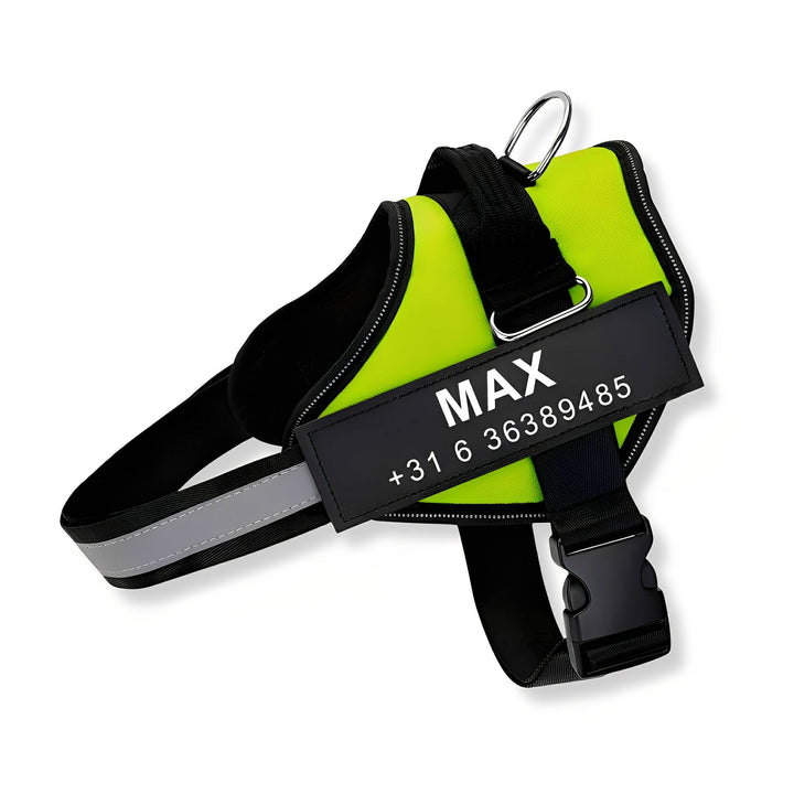 Personalisable Dog Harness – Reflective and Supportive Design