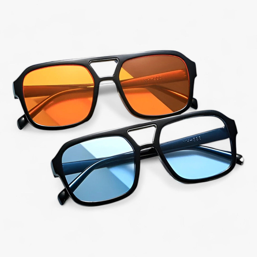 Vintage Oversized Sunglasses with Square Frame – Spectra