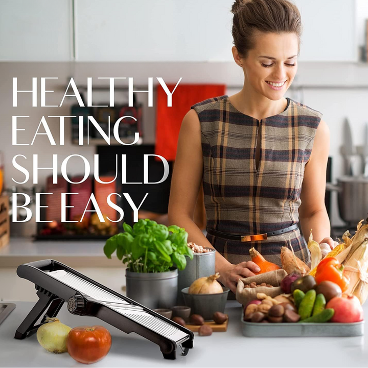 Premium Food Slicer With Cut-Resistant Gloves