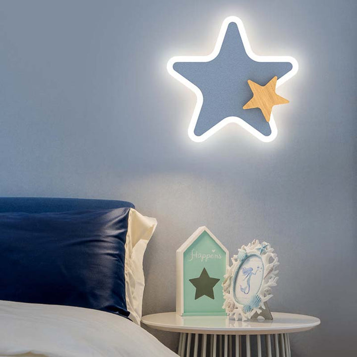 StellaNova Children's Night Light | Nordic LED Wall Decoration for a Dreamy Ambience