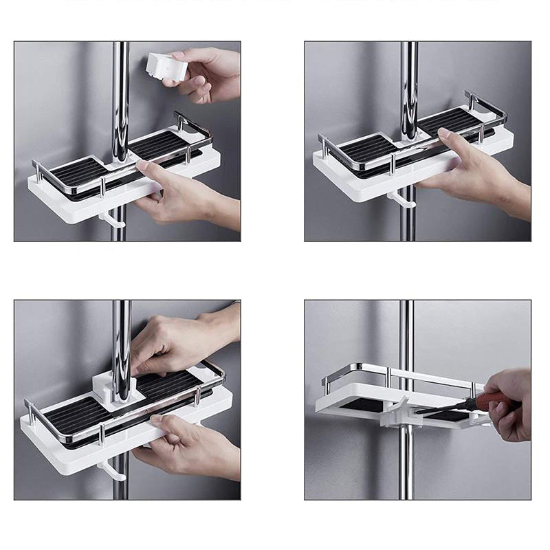 OrganizeMate - Elegant Shower Caddy for Maximum Convenience