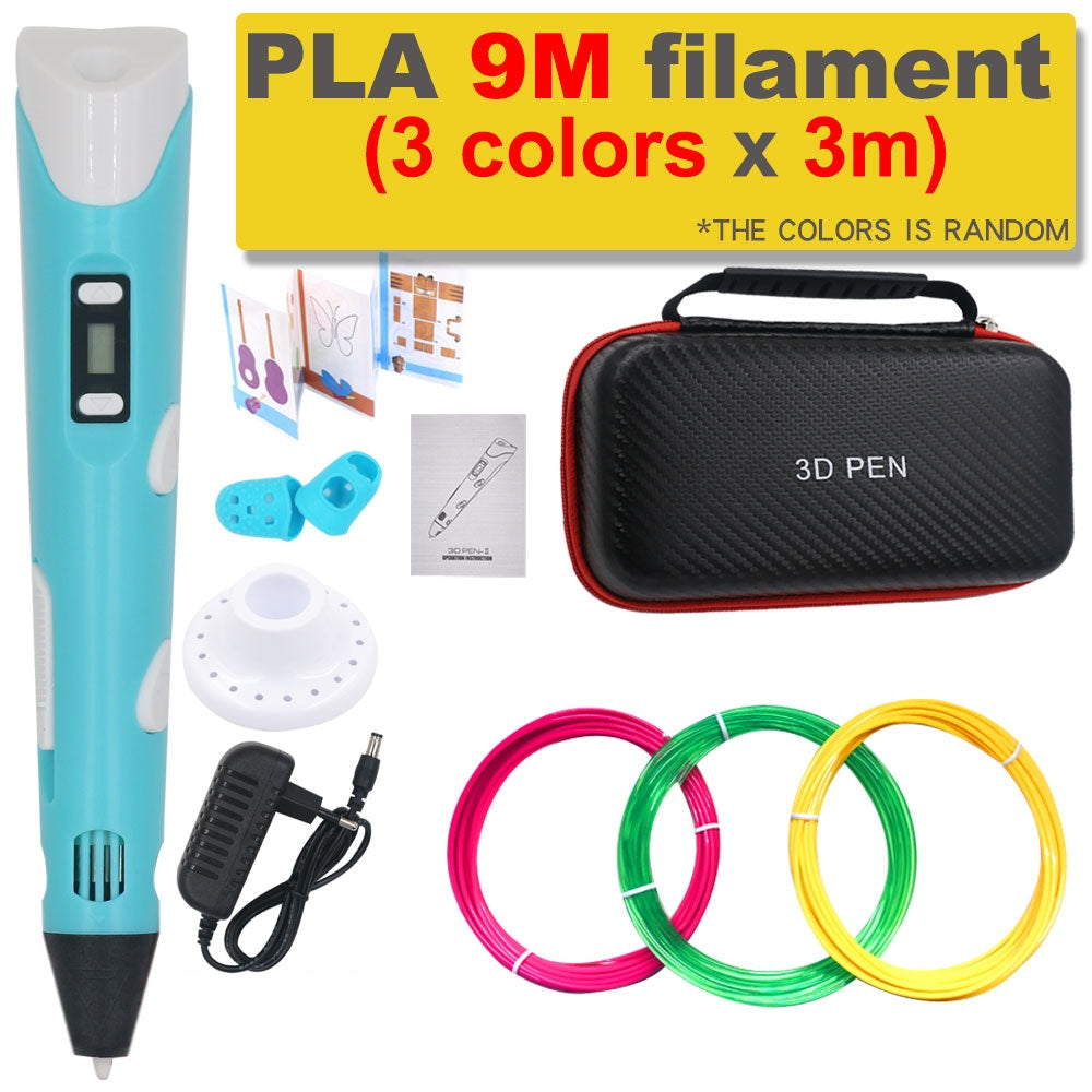 DIY 3D Printing Pen with 200M of PLA Filament, Gift for Children