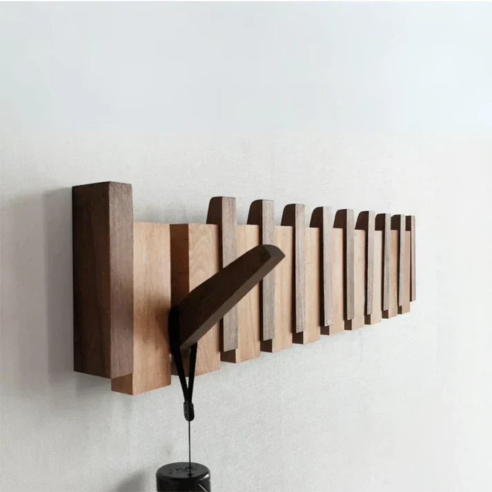 MelodyRack | Piano-Inspired Wooden Coat Rack